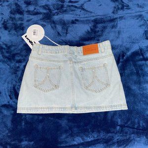 Rinestone Jean Skirt